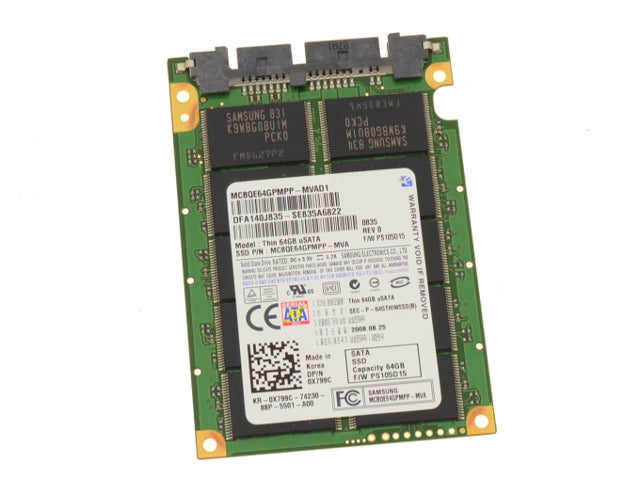 Used Latitude E4200 Z600 Adamo 64gb 1.8" SAMSUNG Hard Drive uSATA MLC Micro Solid State SSD X799C