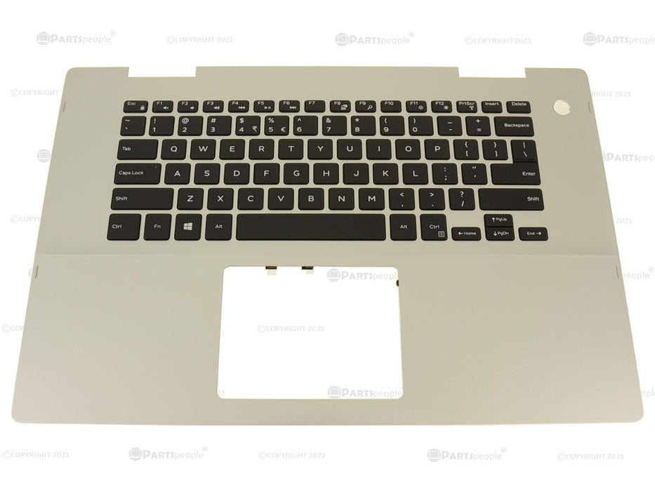 Refurbished Dell OEM Inspiron 5582 2-in-1 Keyboard Palmrest Assembly US INTL F046K XCF48