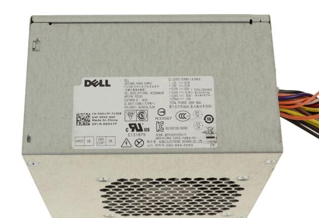 New Dell XPS 8910 Desktop 350W Power Supply AC350AM-00 XD17F