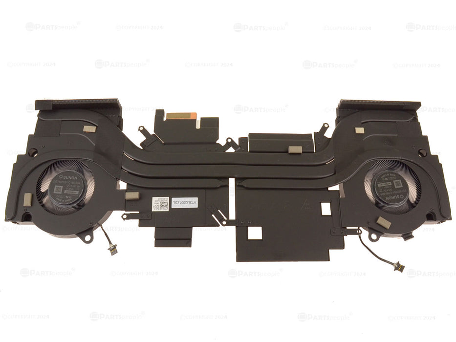 New Dell OEM G Series G15 5525 CPU Graphics Cooling Heatsink Fan Assembly RTX 3060 XF50C