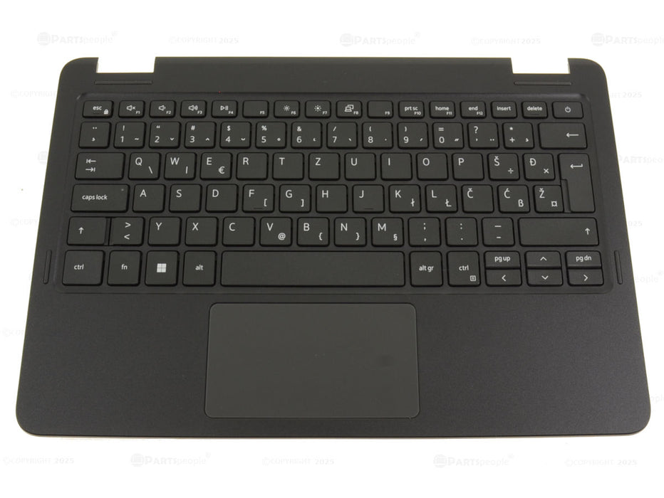 New QWERTZ Dell OEM Latitude 3120 Keyboard Palmrest Touchpad Assembly XJ258