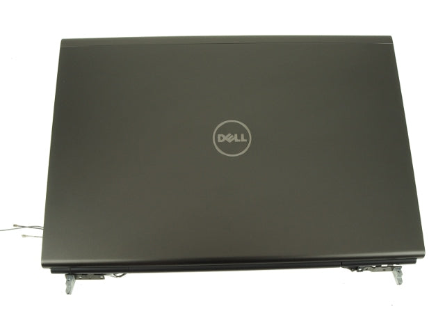 New New Dell OEM Precision M4600 15.6" LCD Back Top Cover Lid Plastic Assembly wHinges For TouchScreen LCD XJTF6