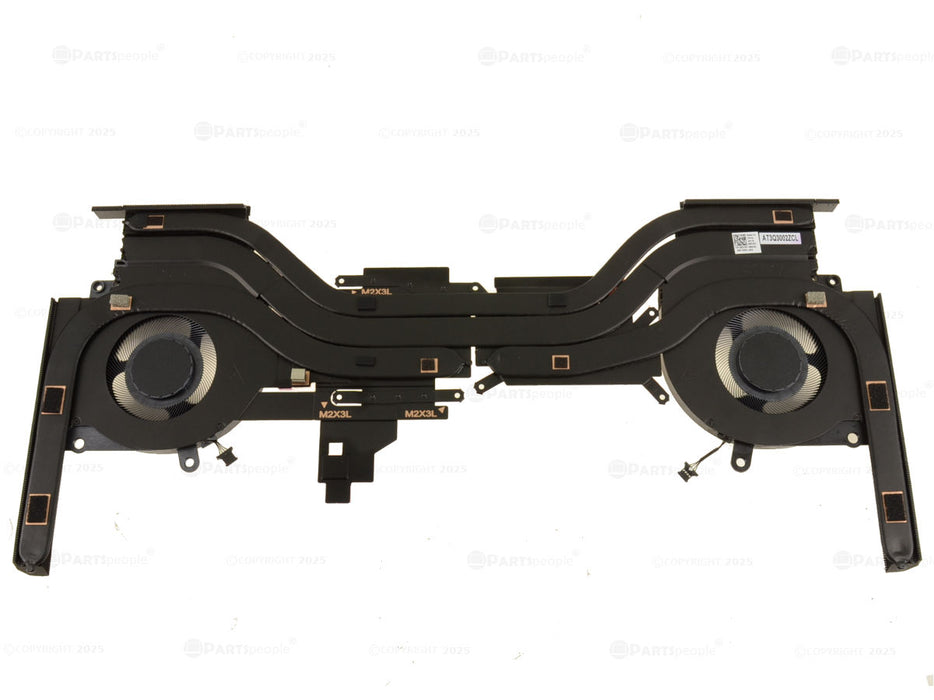 New OEM Alienware x17 R2 CPU Graphics Cooling Heatsink Fan Assembly RTX 3060 XJV5C