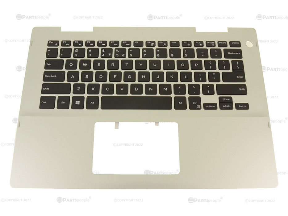 New US INTL Dell OEM Inspiron 5482 5491 5485 2-in-1 Keyboard Palmrest Assembly 41KVJ XP85X