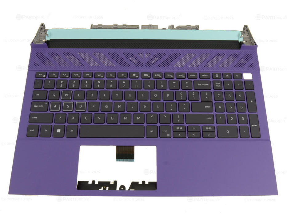 New Dell OEM G Series G15 5530 5535 Palmrest RGB 4-Zone Backlit Keyboard Assembly XP9VY