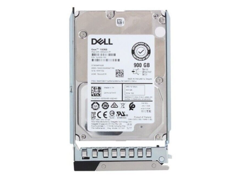 New Dell 900GB 15K 2.5″ SAS 12Gbps HDD v6 ST900MP0026 Hard Drive W/TRAY XTH17 0XTH17