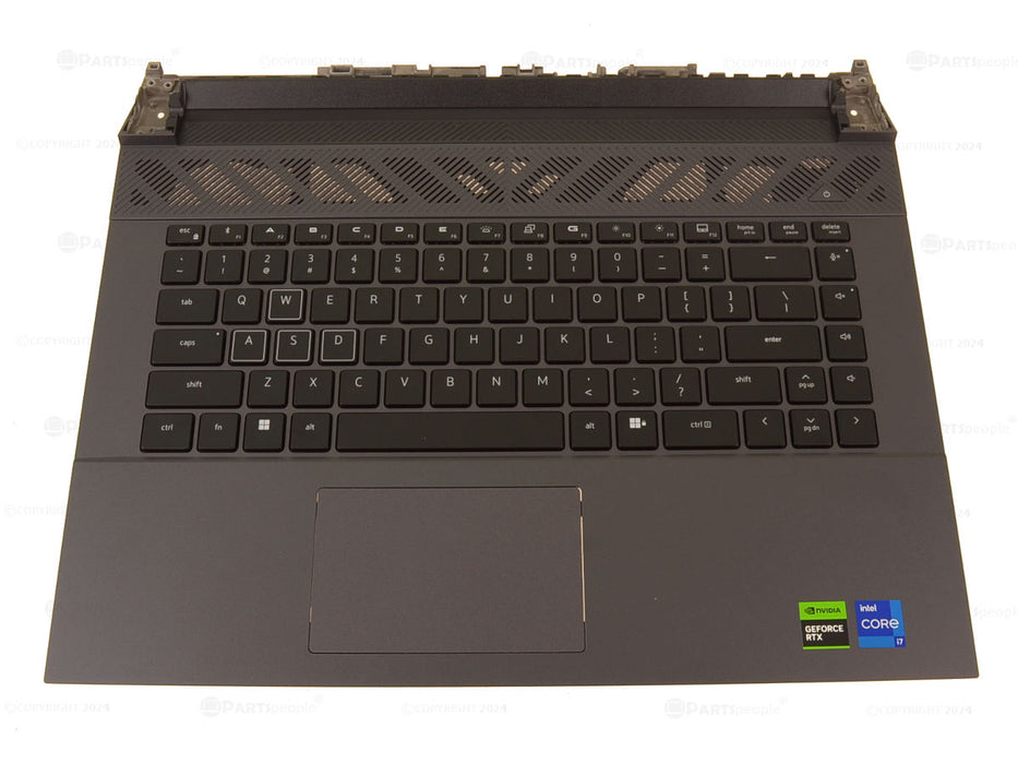 New Dell OEM G Series G16 7630 Palmrest RGB One-Zone Backlit Keyboard Assembly XYT06