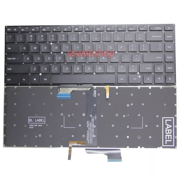 New Xiaomi MI Pro 15.6" TM1701 TM1707 181501 171501 US English Keyboard Backlit