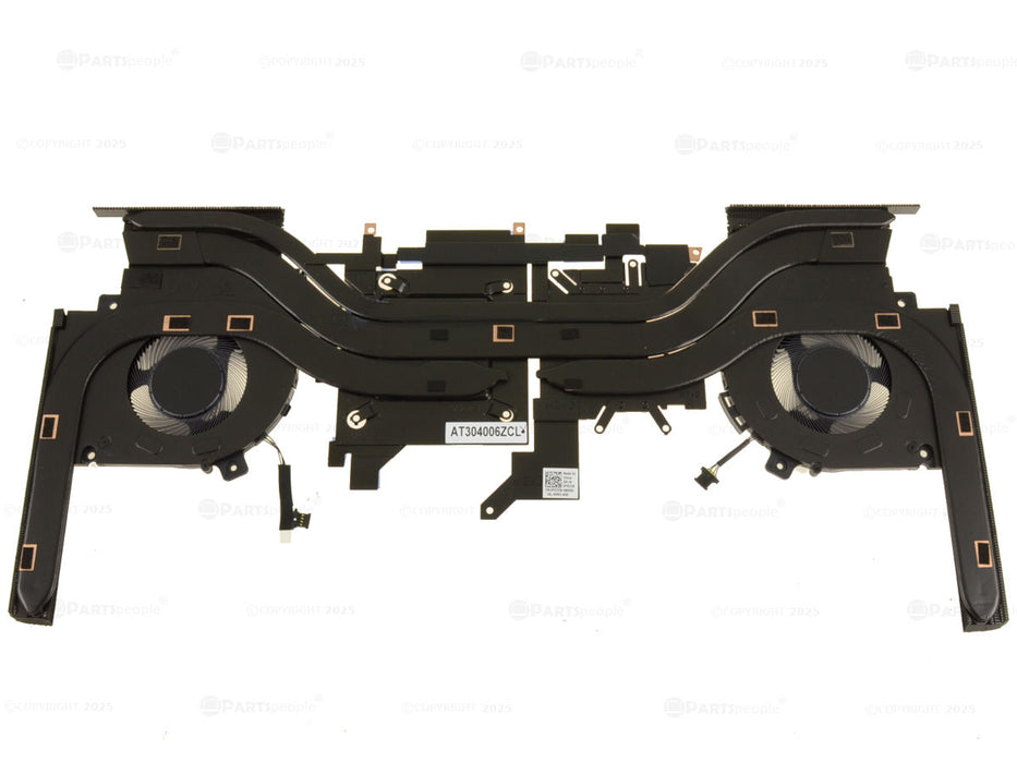 New OEM Alienware x15 R1 CPU Graphics Cooling Heatsink Fan Assembly Y033X