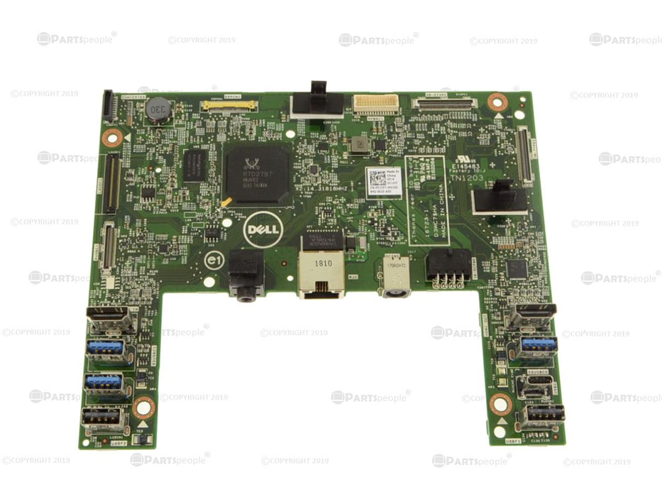 Used Dell OEM Inspiron 27 7775 AIO Rear I/O Circuit Board Y15YT