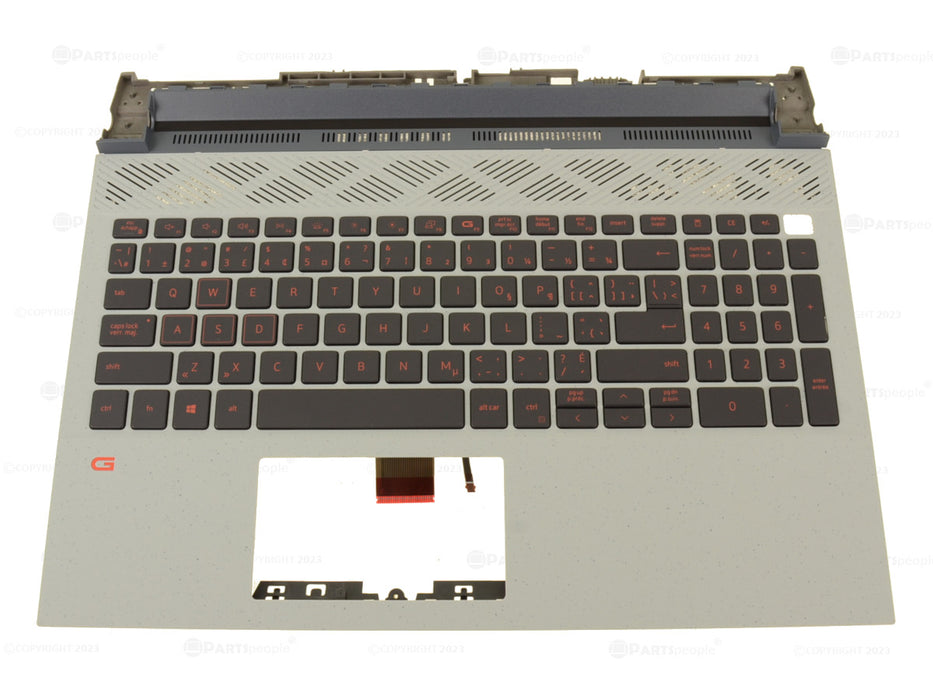 New French-English Dell OEM G Series G15 5510 5511 5515 Palmrest Backlit Keyboard Assembly Y2KN0