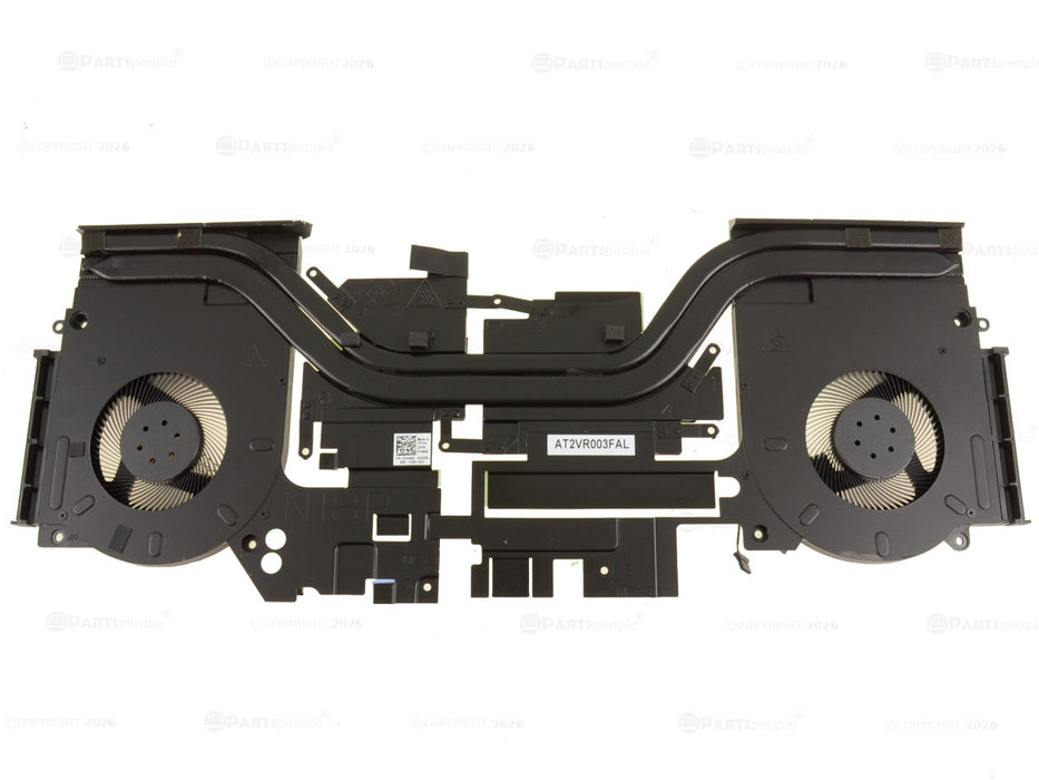 New OEM Alienware m15 R3 CPU Graphics Cooling Heatsink Fan Assembly GTX Y44N6