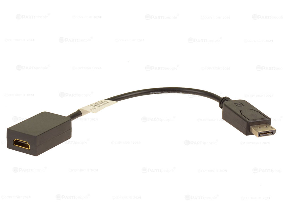 New  Dell OEM DisplayPort Male to HDMI Female Dongle Adapter Cable Y4D5R YX7CK