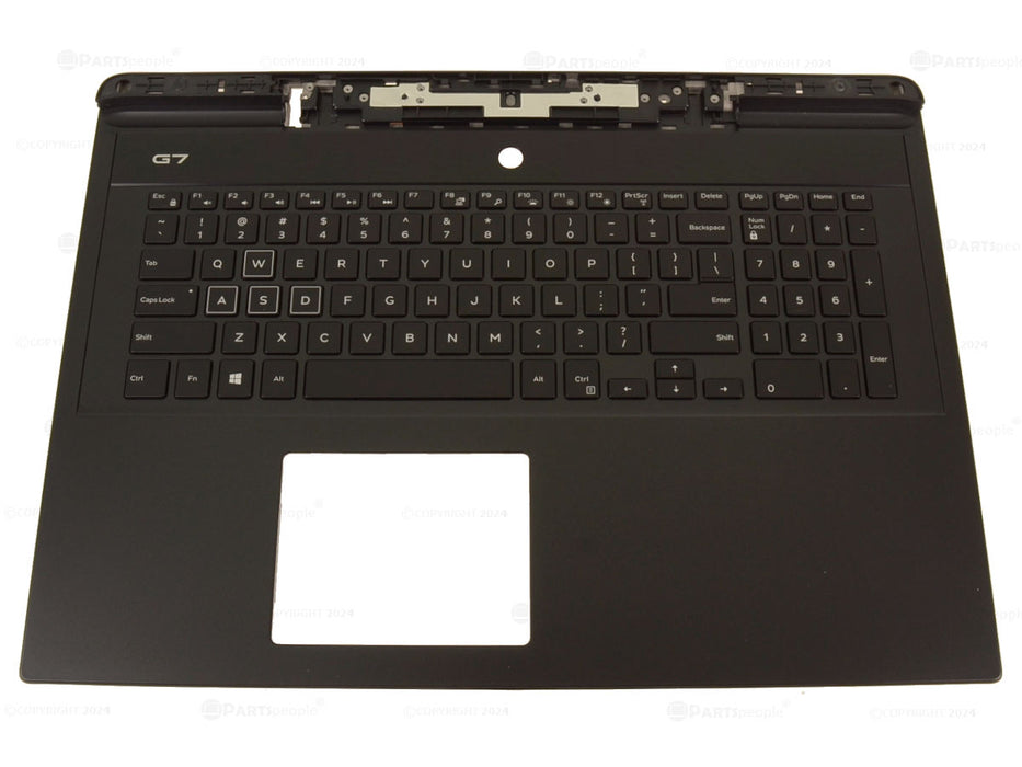 New Dell OEM G Series G7 7790 Palmrest Backlit Keyboard Assembly RGB KB YCJWW6WFHN