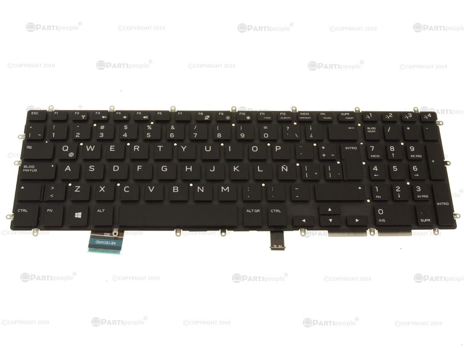 New SPANISH OEM Alienware m17 m15 Backlit Laptop Keyboard Assembly  YD1G4