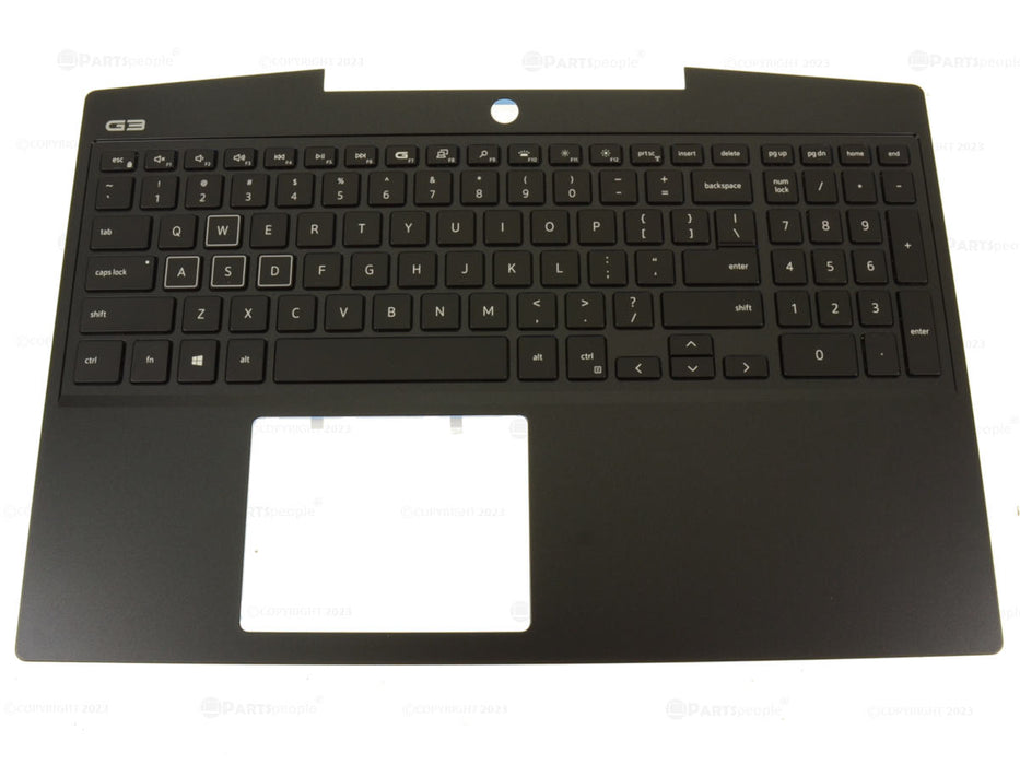 Refurbished Dell OEM G Series G3 3500 Palmrest Keyboard Assembly RGB Backlit -EG4 Cell YG5TF