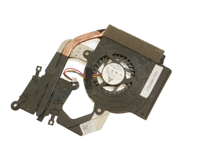 Dell OEM XPS 14z (L412Z) CPU Fan and Heatsink Assembly for Integrated Intel Graphics (UMA) - YMK5R w/ 1 Year Warranty