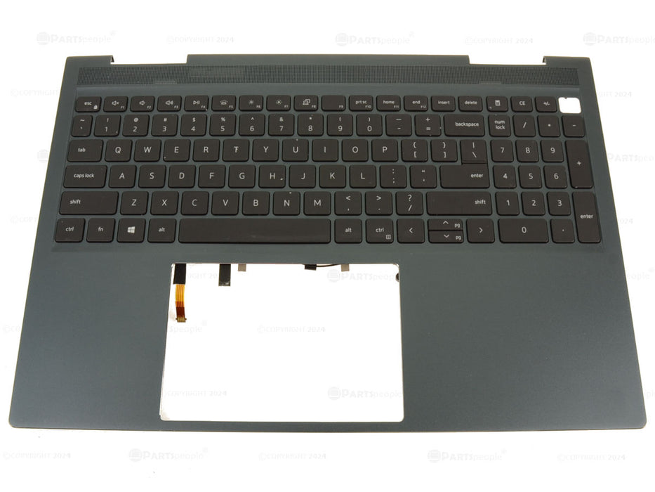 New Dell OEM Inspiron 16 7610 Palmrest Backlit Keyboard Assembly RTX 3060 YRKJM
