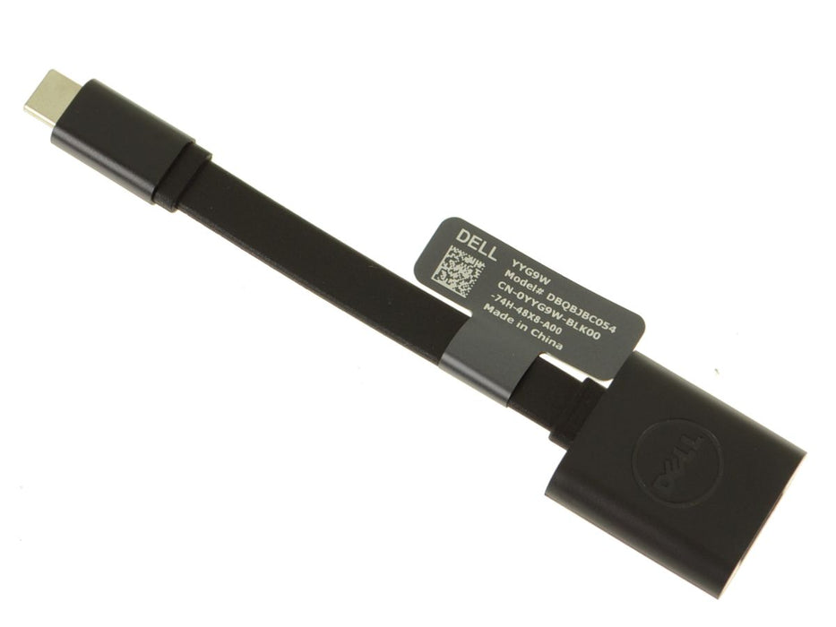 New Dell OEM USB-C Male to USB-A Female 3.0 Dongle Adapter Cable YYG9W