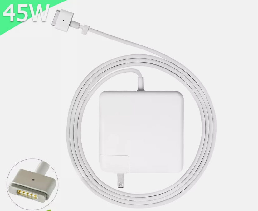 New Compatible Apple MacBook Air AC Magsafe 2 Adapter Charger 11 13 2013 2014 2015 A1466 45W - LaptopParts.ca