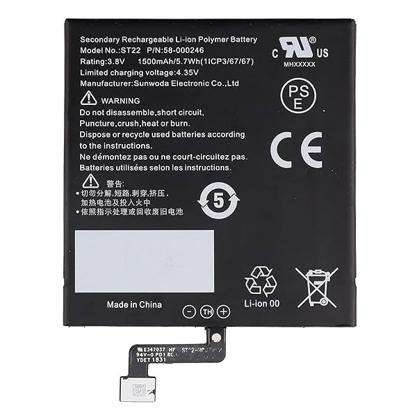 New OEM ST22 Amazon Kindle Paperwhite 10th Generation 58-000246 Battery 5.7WH