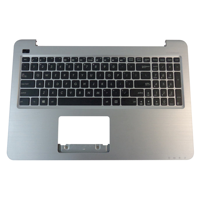 New Asus X556 X556UA Silver Palmrest w/ Keyboard 90NB09S2-R31UI0