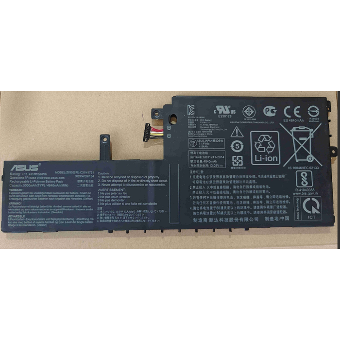 New Genuine Asus VivoBook E406SA E406SA-BV013T E406SA-BV072TS Battery 56WH
