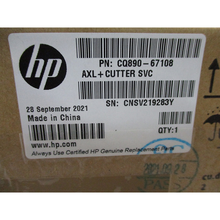 New HP DesignJet CQ890-67108 CQ890-67017 CQ890-67091 Printer Cutter w/ Clutch - LaptopParts.ca