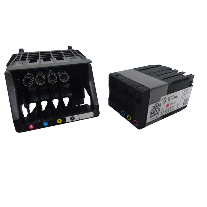 New Genuine HP CR321A CR322A Printhead w/ 950 951 Setup Ink Cartridges - LaptopParts.ca