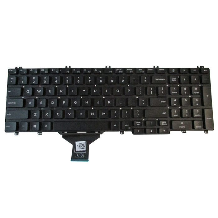 New Dell Latitude 5500 5501 5510 5511 Non-Backlit Keyboard No Pointer D74KX