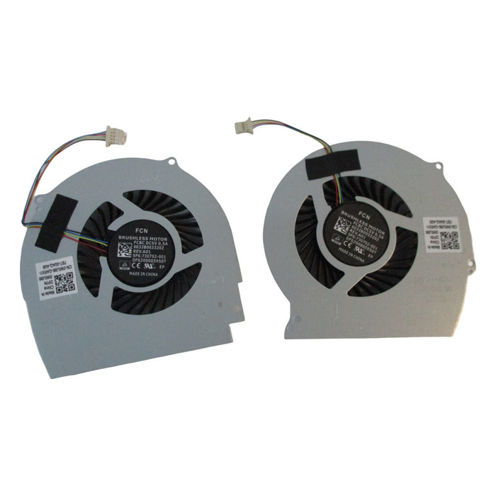 New CPU & GPU Cooling Fan Set for Dell Inspiron 7566 7567 Laptops