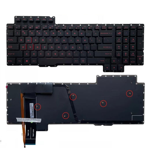 New Asus ROG G752 G752VL G752VT G752VY Laptop Black Backlit Keyboard - No Frame - LaptopParts.ca