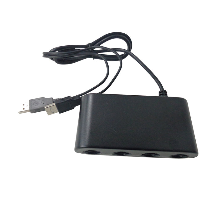 New USB 4 Port Adapter for GameCube Controllers - Connects to Switch, Wii U & PC