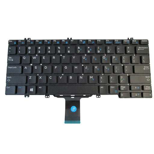 New Non-Backlit Keyboard For Dell Latitude 5280 5289 5290 7280 7290 7380 7389 GDRR0 - LaptopParts.ca