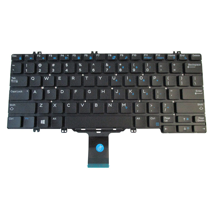 New Dell Latitude 5280 5289 5290 7280 7290 7380 7389 Non-Backlit Keyboard GDRR0 US English