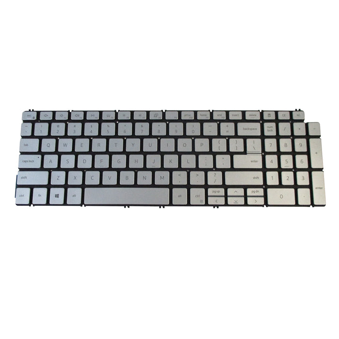 New Dell Inspiron 5501 5502 5508 5509 5584 5590 5591 5593 Silver Backlit Keyboard