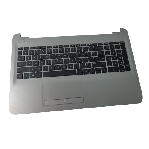 New Silver Palmrest Keyboard & Touchpad for HP 15-AC 15-AF Laptops - LaptopParts.ca