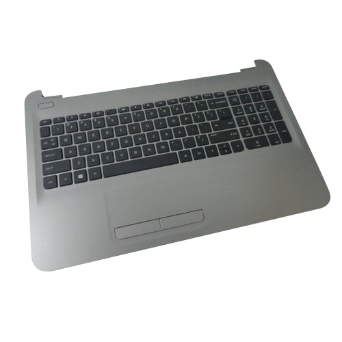 New HP 15-AY Silver Palmrest Keyboard & Touchpad 855022-001 - LaptopParts.ca
