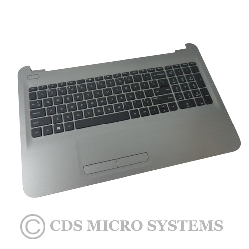 New HP 15-AY Silver Palmrest Keyboard & Touchpad 855022-001 - LaptopParts.ca