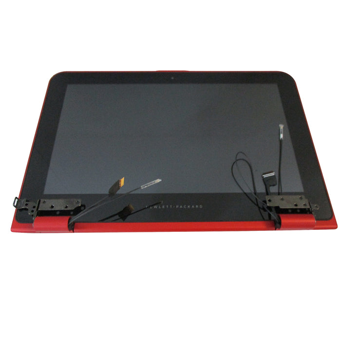 New HP Pavilion 11-K Lcd Touch Screen Assembly 11.6" HD - Red Back Cover