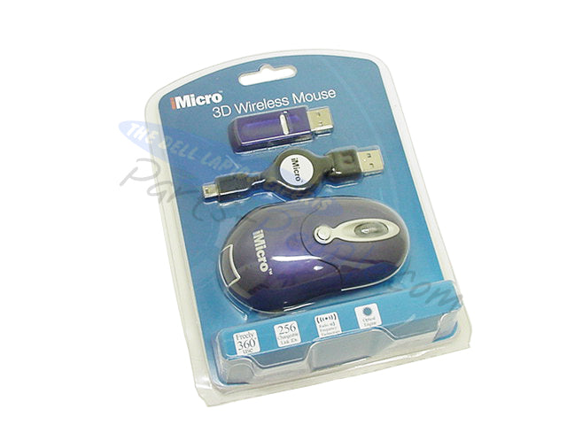 New  iMicro 3-Button Wireless 800dpi Optical Scroll Mouse