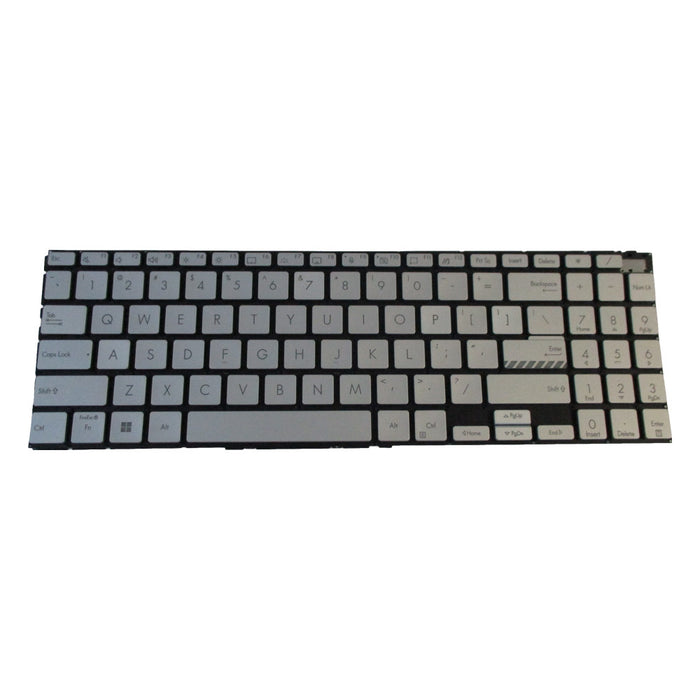 New Silver Backlit Keyboard For Asus VivoBook Pro 15 OLED M3500 Laptops