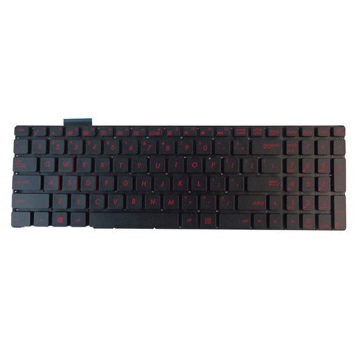 New Asus N551J G551J GL771J Backlit US Keyboard Black w/ Red Keys - LaptopParts.ca