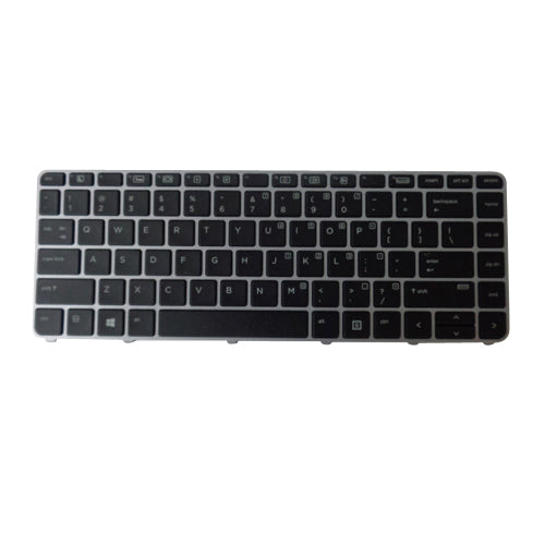 New Backlit Keyboard w/ Silver Frame for HP Elitebook 1040 G3 Laptops