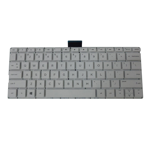 New White Keyboard for HP Pavilion 11-K Laptops - No Frame