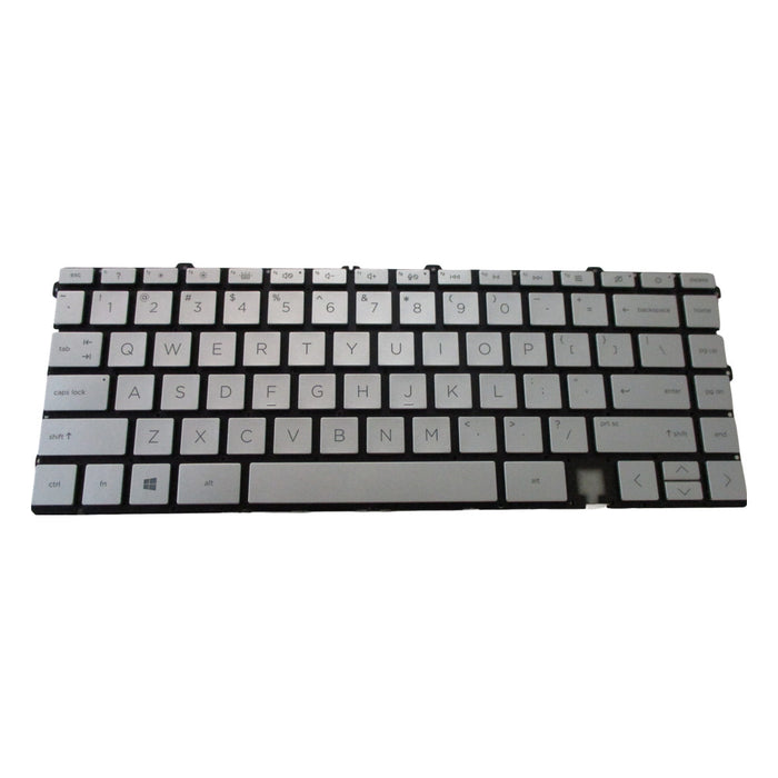 New Silver Backlit Keyboard for HP Envy 13-BA Laptops - US Version