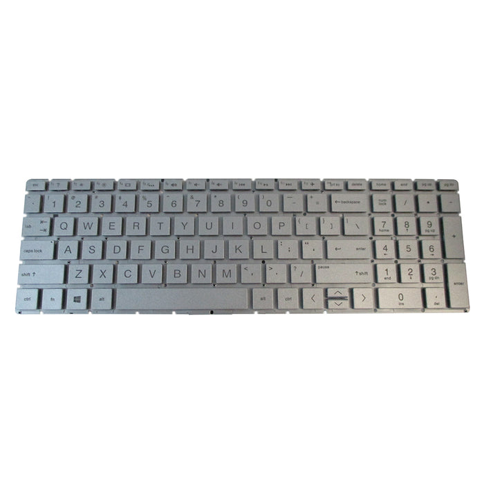 New Silver Backlit Keyboard for HP 15-DA 15T-DA 15-DB 15T-DB Laptops - LaptopParts.ca