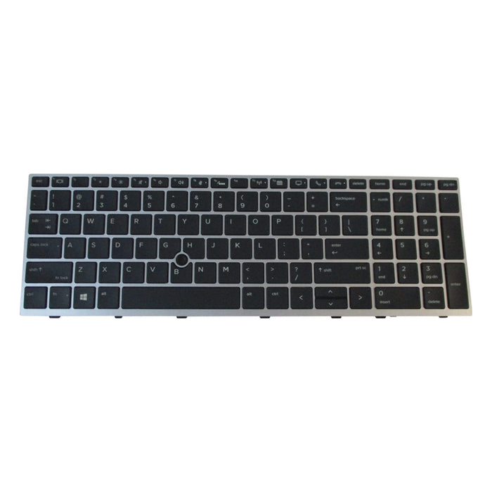 New Silver Backlit Keyboard w/ Pointer For HP Elitebook 755 G5 850 G5 850 G6 Laptops
