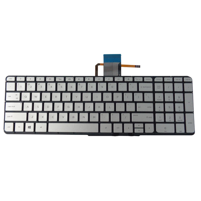 New Silver Backlit Keyboard for HP ENVY 15-U 15T-U Laptops