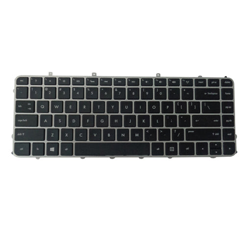 New Keyboard w/ Silver Frame for HP Envy Sleekbook 4-1000 6-1000 Laptops